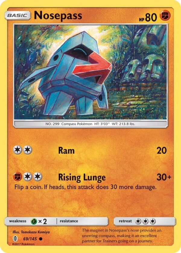Nosepass 69/145 Normal SM – Guardians Rising