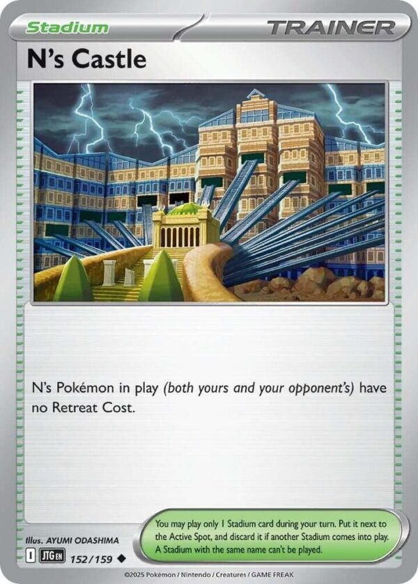 N’s Castle 152/159 Reverse Holofoil SV09: Journey Together N’s Castle 152/159 Reverse Holofoil SV09: Journey Together