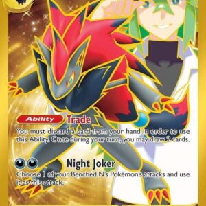 N’s Zoroark ex 189/159 Holofoil SV09: Journey Together N’s Zoroark ex 189/159 Holofoil SV09: Journey Together