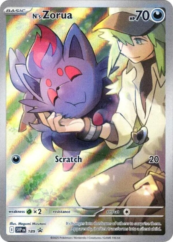 N’s Zorua 189 Holofoil SV: Scarlet & Violet Promo Cards