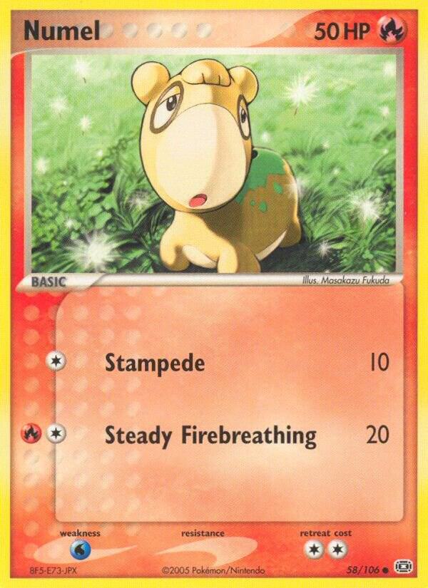 Numel 058/106 Reverse Holofoil Emerald