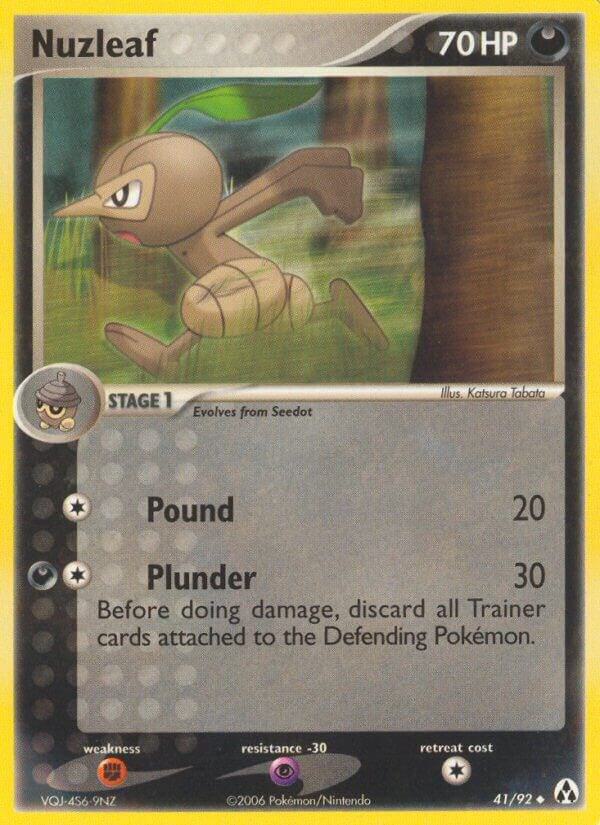 Nuzleaf 41/92 Reverse Holofoil Legend Maker Nuzleaf 41/92 Reverse Holofoil Legend Maker