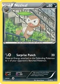 Nuzleaf | 71/99 | Reverse Holofoil | Next Destinies