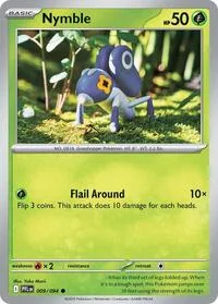 Nymble | 009/094 | Reverse Holofoil | ME02: Phantasmal Flames