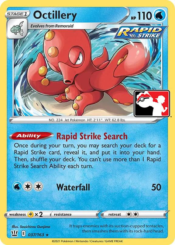 Octillery 037/163 Holofoil Prize Pack Series Cards