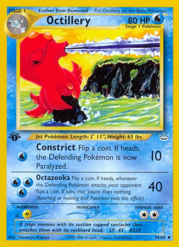 Octillery 34/64 Unlimited Neo Revelation Octillery 34/64 Unlimited Neo Revelation