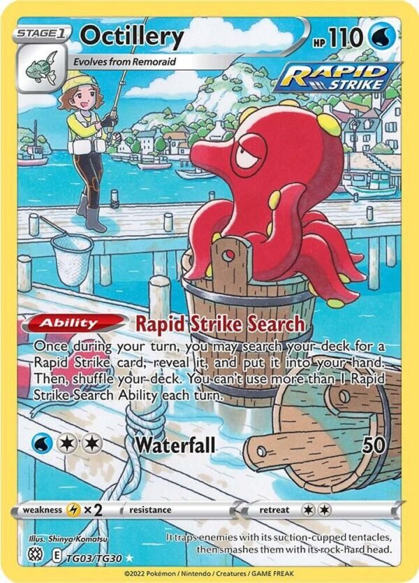 Octillery TG03/TG30 Holofoil SWSH09: Brilliant Stars Trainer Gallery Octillery TG03/TG30 Holofoil SWSH09: Brilliant Stars Trainer Gallery