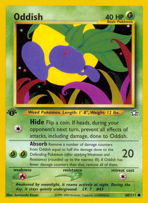 Oddish 068/111 Unlimited Neo Genesis Oddish 068/111 Unlimited Neo Genesis