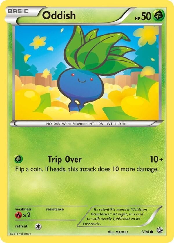 Oddish 1/98 Normal XY – Ancient Origins Oddish 1/98 Normal XY – Ancient Origins