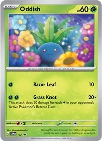 Oddish | 102 | Normal | SV: Scarlet & Violet Promo Cards