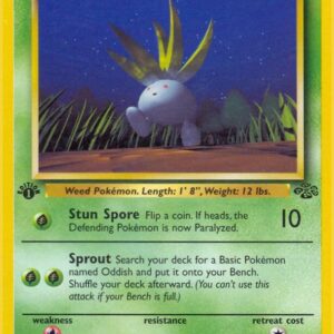Oddish 58/64 1st Edition Jungle