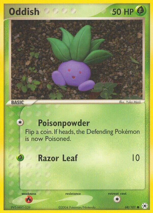 Oddish 68/101 Reverse Holofoil Hidden Legends