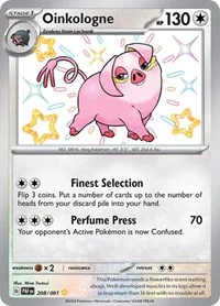 Oinkologne | 208/091 | Holofoil | SV: Paldean Fates