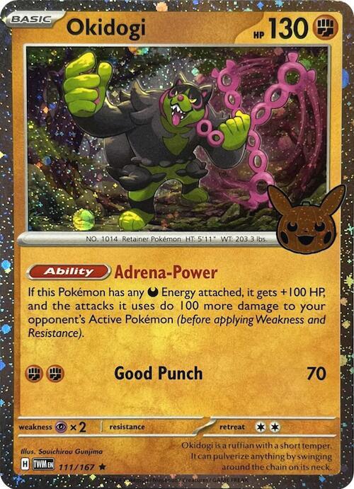 Okidogi (Cosmos Holo) 111/167 Holofoil Trick or Trade BOOster Bundle 2024