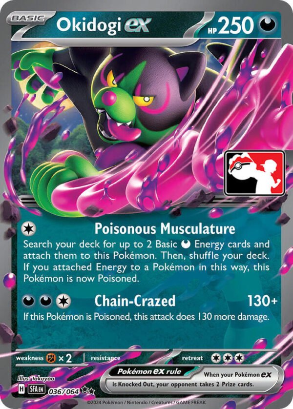Okidogi ex 036/064 Holofoil Prize Pack Series Cards
