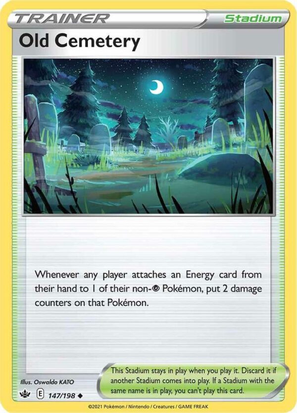Old Cemetery 147/198 Reverse Holofoil SWSH06: Chilling Reign