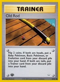 Old Rod | 64/64 | 1st Edition | Neo Revelation