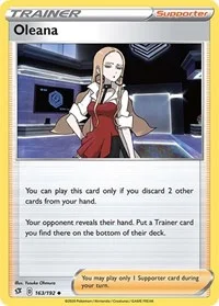 Oleana | 163/192 | Reverse Holofoil | SWSH02: Rebel Clash Oleana | 163/192 | Reverse Holofoil | SWSH02: Rebel Clash