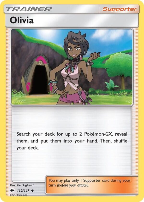 Olivia 119/147 Normal SM – Burning Shadows
