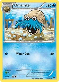 Omanyte | 17/124 | Normal | XY - Fates Collide