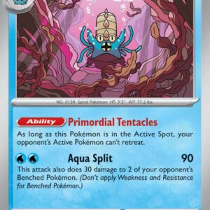 Omastar 139/165 Holofoil SV: Scarlet & Violet 151 Omastar 139/165 Holofoil SV: Scarlet & Violet 151