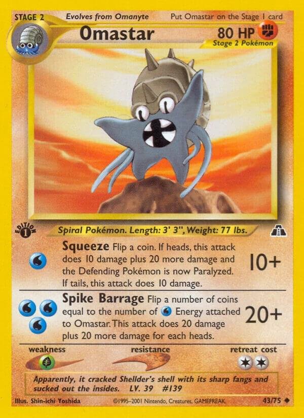 Omastar 43/75 1st Edition Neo Discovery