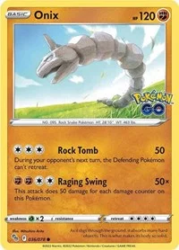 Onix | 036/078 | Reverse Holofoil | Pokemon GO