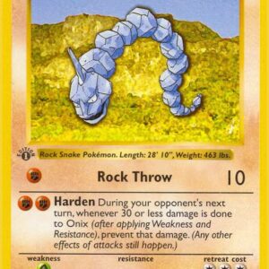 Onix 056/102 Unlimited Base Set (Shadowless) Onix 056/102 Unlimited Base Set (Shadowless)