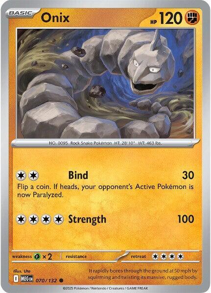 Onix 070/132 Normal ME01: Mega Evolution