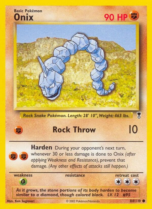 Onix 084/110 Reverse Holofoil Legendary Collection
