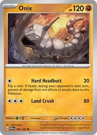 Onix | 090/182 | Reverse Holofoil | SV04: Paradox Rift