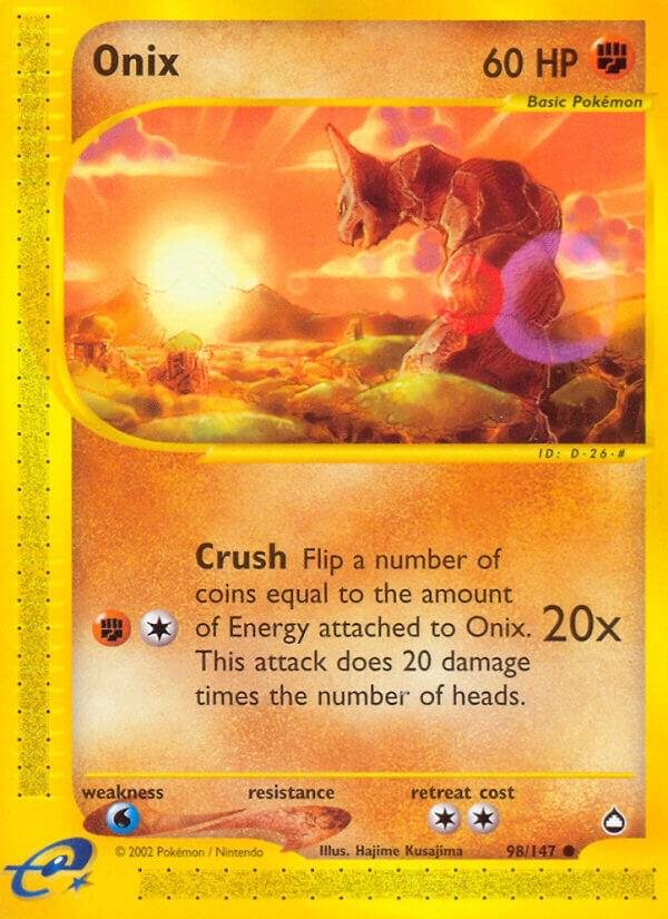 Onix 098/147 Reverse Holofoil Aquapolis
