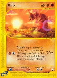 Onix | 098/147 | Reverse Holofoil | Aquapolis Onix | 098/147 | Reverse Holofoil | Aquapolis