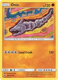 Onix | 109/214 | Normal | SM - Lost Thunder