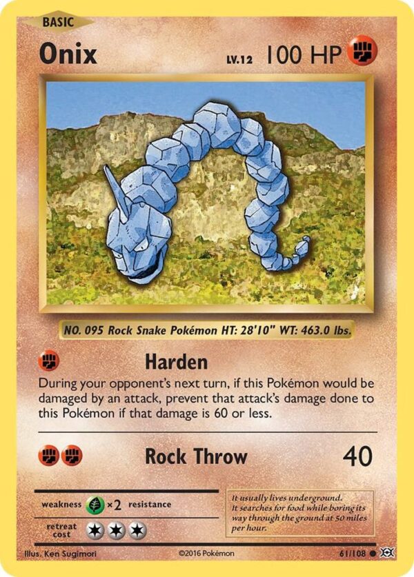 Onix 61/108 Normal XY – Evolutions