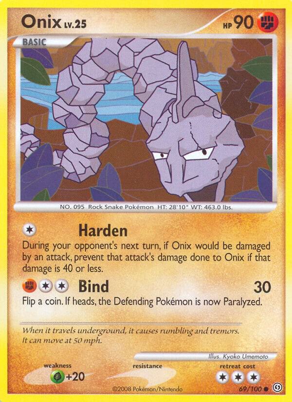 Onix 69/100 Reverse Holofoil Stormfront