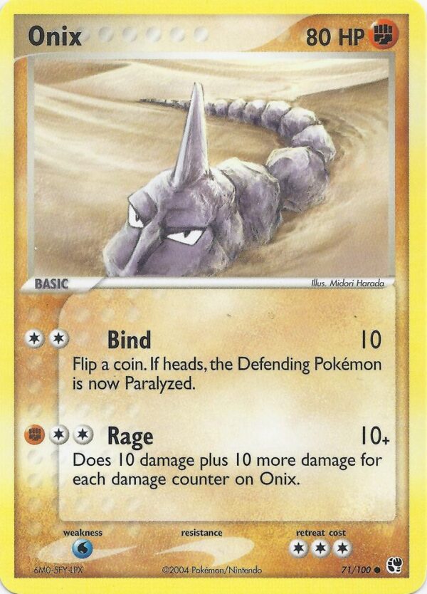 Onix 71 Normal EX Battle Stadium