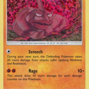 Onix 9/12 009/012 Holofoil McDonald’s Promos 2019
