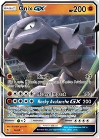 Onix GX | 36/68 | Holofoil | Hidden Fates