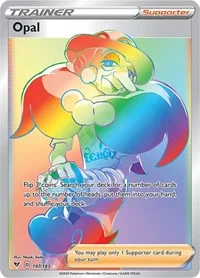 Opal (Secret) | 197/185 | Holofoil | SWSH04: Vivid Voltage