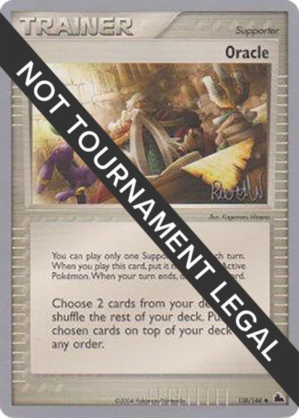 Oracle 2004 (Reed Weichler) 138/144 Normal World Championship Decks Oracle 2004 (Reed Weichler) 138/144 Normal World Championship Decks