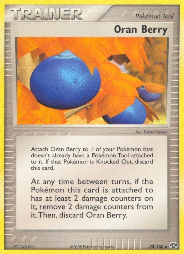 Oran Berry 80/106 Reverse Holofoil Emerald