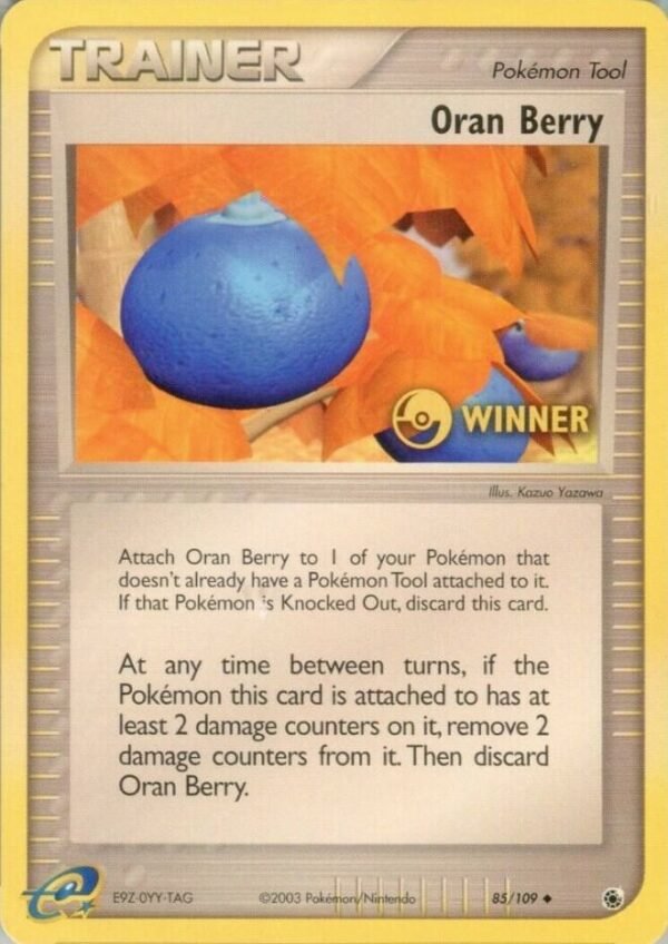 Oran Berry 85/109 [Winner] 085/109 Normal League & Championship Cards