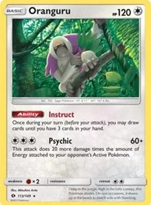 Oranguru | 113/149 (SM Base Set) | Normal | Deck Exclusives