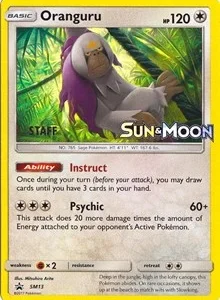 Oranguru | SM13 (Prerelease) [Staff] | Holofoil | SM Promos
