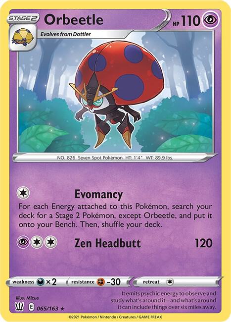 Orbeetle 065/163 Reverse Holofoil SWSH05: Battle Styles