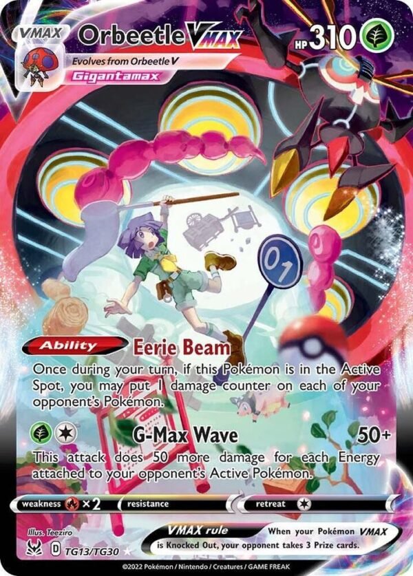 Orbeetle VMAX TG13/TG30 Holofoil SWSH11: Lost Origin Trainer Gallery Orbeetle VMAX TG13/TG30 Holofoil SWSH11: Lost Origin Trainer Gallery