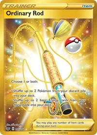 Ordinary Rod (Secret) | 215/202 | Holofoil | SWSH01: Sword & Shield Base Set
