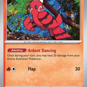 Oricorio 033/193 Reverse Holofoil SV02: Paldea Evolved