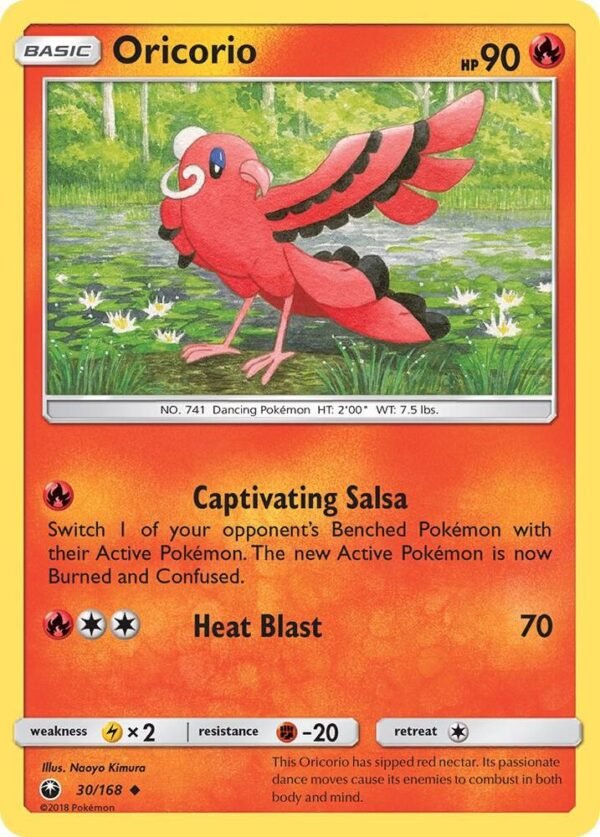 Oricorio (30) 30/168 Normal SM – Celestial Storm Oricorio (30) 30/168 Normal SM – Celestial Storm